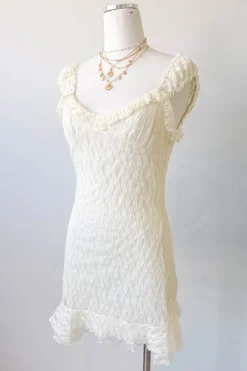 Lacey Ruffled Mini Dress