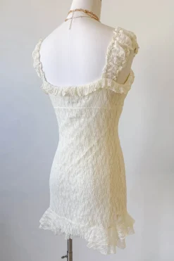 Lacey Ruffled Mini Dress