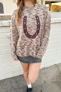 Lucky Horseshoe Sweater