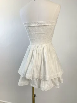 Mini Ruffled Strapless Dress