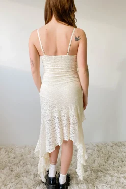 Mixed Media Midi Dress