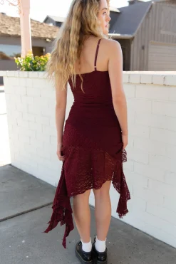 Mixed Media Midi Dress