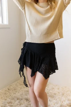 Mixed Media Mini Skort