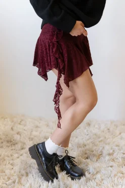 Mixed Media Mini Skort