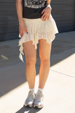 Mixed Media Mini Skort