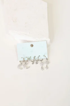 Moon & Stars Earring Set