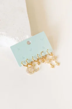 Moon & Stars Earring Set