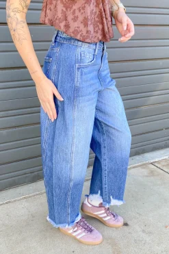 Nectar Premium Denim: The Rocky Distressed Barrel Jeans