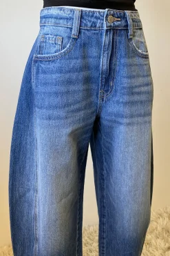 Nectar Premium Denim: The Rocky Distressed Barrel Jeans