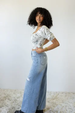 Nectar Premium Denim: The Olivine Wide Leg Jeans