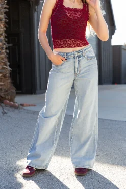 Nectar Premium Denim: The Olivine Wide Leg Jeans