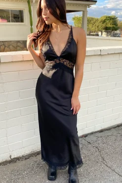Open Back Laced Maxi Dress