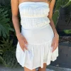 Open Back Mini Tube Dress
