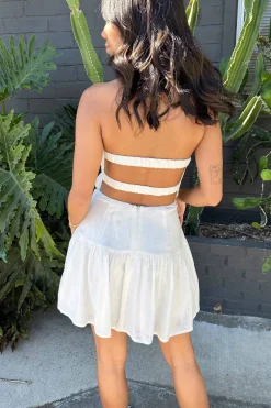 Open Back Mini Tube Dress
