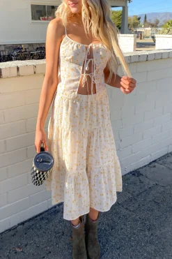 Open Front Tie Cami Top