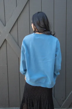 Oversized Crew Graphic Sweatshirt