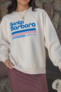 Oversized Crew Graphic Sweatshirt