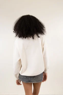 Oversized Crew Graphic Sweatshirt