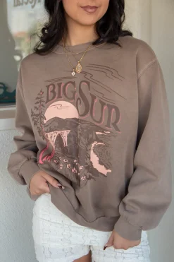 Oversized Crew Graphic Sweatshirt