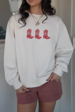 Oversized Crew Graphic Sweatshirt