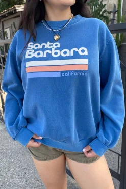 Oversized Crew Graphic Sweatshirt