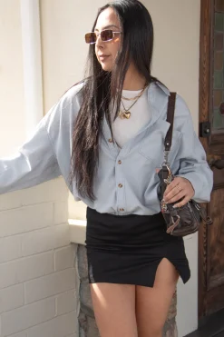 Oversized Long Sleeve Top