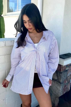 Oversized Stripe Shirt