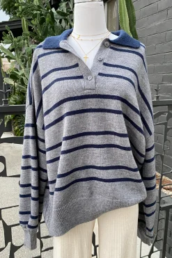 Oversized Striped Sweater