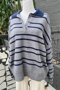 Oversized Striped Sweater
