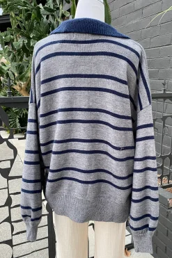 Oversized Striped Sweater