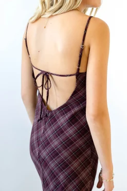 Plaid Maxi Dress