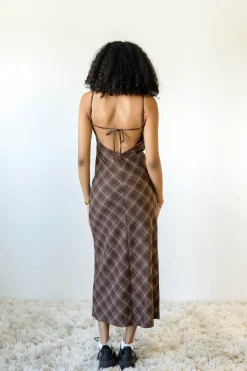 Plaid Maxi Dress