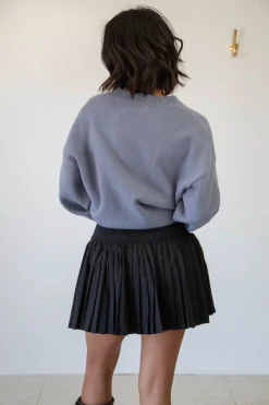 Pleated Mini Skirt