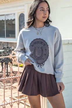 Pleated Mini Skirt