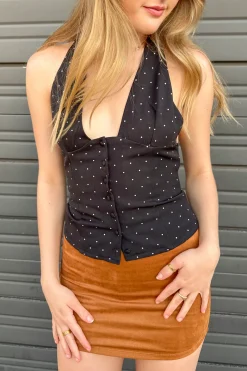 Polka Dot Halter Top