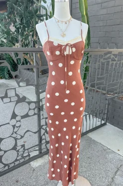 Polka Dot Maxi Dress