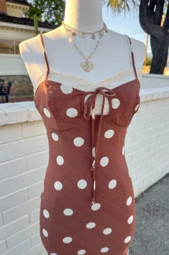 Polka Dot Maxi Dress