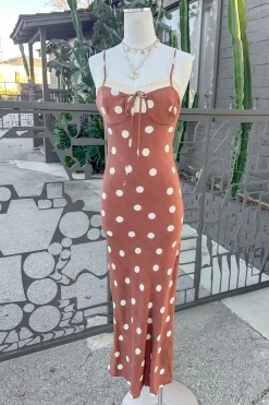Polka Dot Maxi Dress