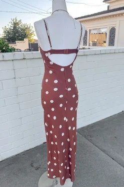 Polka Dot Maxi Dress