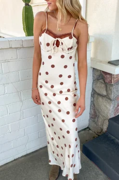 Polka Dot Maxi Dress