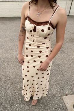 Polka Dot Maxi Dress
