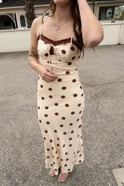 Polka Dot Maxi Dress