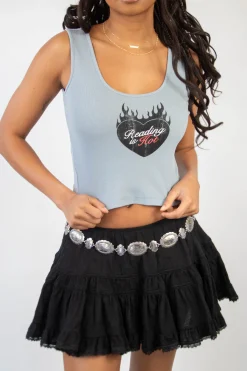 Reading Is Hot Graphic Tank Top