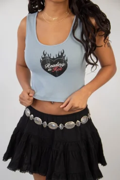 Reading Is Hot Graphic Tank Top