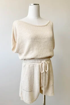 Relaxed Fit Knit Romper by For Good