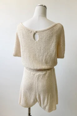 Relaxed Fit Knit Romper by For Good