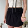 Ruched Mini Skirt
