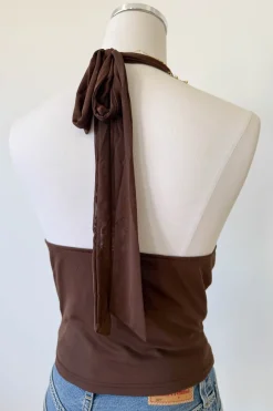 Ruffle Halter Top