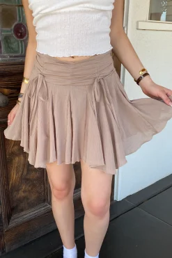 Ruffle Mini Skirt by For Good