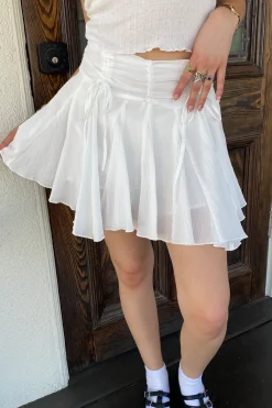 Ruffle Mini Skirt by For Good